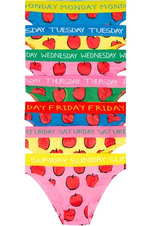 Stella McCartney Set of 7 printed cotton briefs