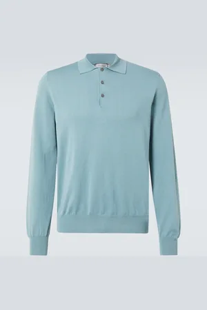 CANALI Cotton polo sweater
