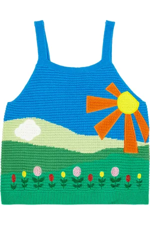 Stella McCartney Intarsia cotton top