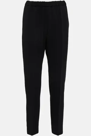 DRIES VAN NOTEN Palmira high-rise slim crÃªpe pants