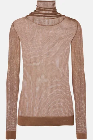 LEMAIRE Ribbed-knit turtleneck top