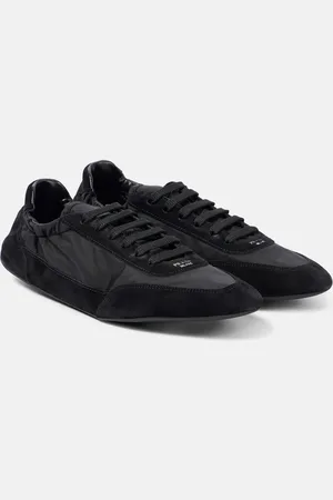 Prada Collapse Re-Nylon suede-trimmed sneakers