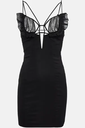 Nensi Dojaka Frill-trimmed minidress