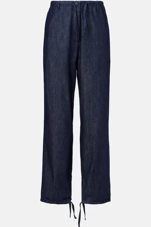 DRIES VAN NOTEN Denim straight pants