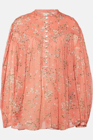 Isabel Marant Kiledia cotton and silk blouse