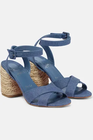 Christian Louboutin Summer Mariza denim espadrilles sandals