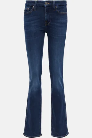 7 for all Mankind Kimmie mid-rise straight jeans