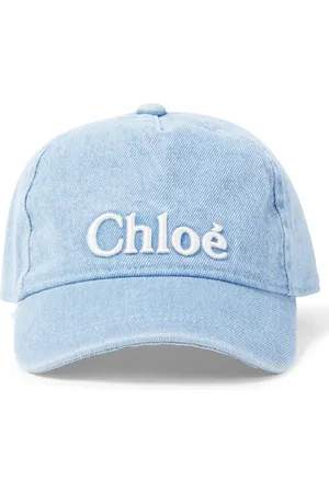 Chloé Logo denim baseball cap