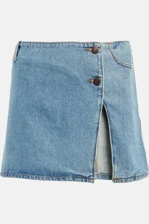 MAGDA BUTRYM Low-rise denim miniskirt