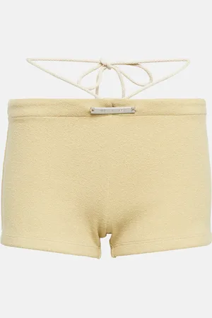Didu Tie-detail fleece shorts