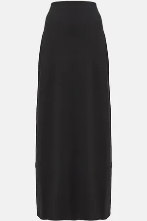 The Row Daffodil wool-blend crÃªpe maxi skirt