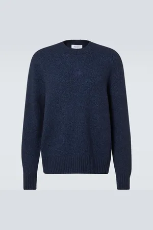 Alexander McQueen Skull embroidered wool-blend sweater