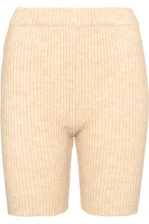 Nanushka Siu ribbed-knit biker shorts