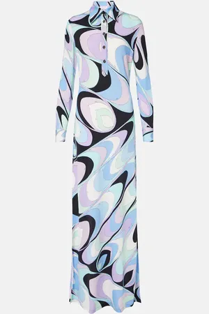 Puccini Vivara jersey maxi dress