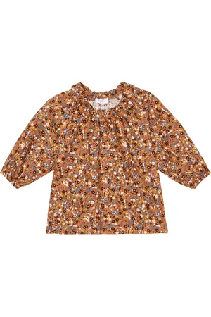 Il gufo Baby floral cotton top