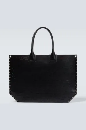 Christian Louboutin Laser-cut leather tote bag