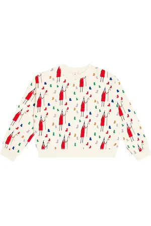 Jelly Mallow Printed cotton jersey sweatshirt