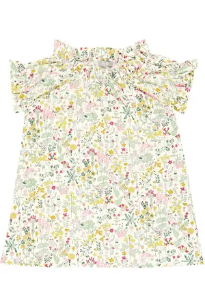 Il gufo Floral cotton top