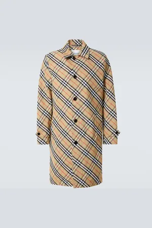 Burberry Check overcoat