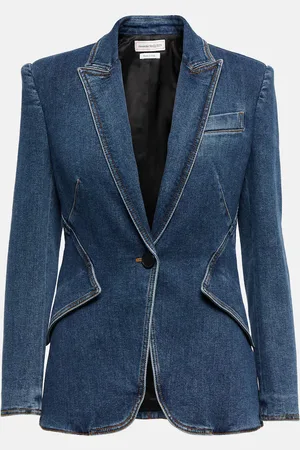 Alexander McQueen Denim blazer
