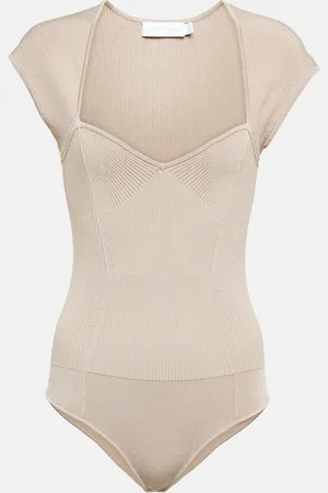 Simkhai Barbara ribbed-knit bodysuit