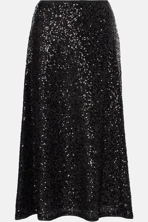 Diane von Furstenberg Araminta sequined high-rise midi skirt