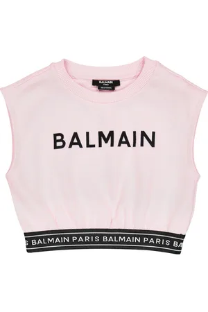Balmain Logo cotton vest