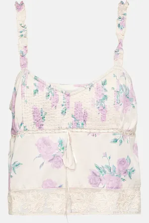 LOVESHACKFANCY Lanzo floral top