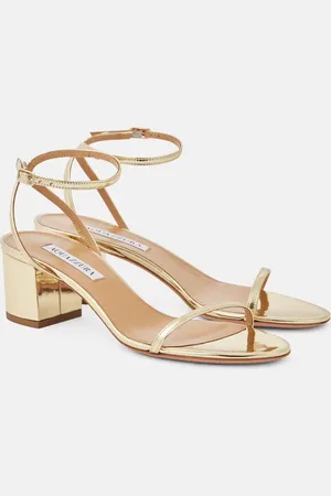 Aquazzura Olie 50 faux leather sandals