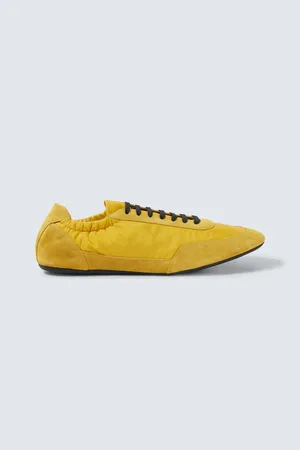Prada Collapse Re-Nylon suede-trimmed sneakers