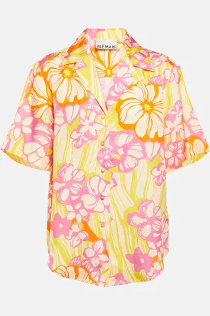 ALÉMAIS Fenella floral silk shirt