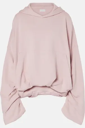 DRIES VAN NOTEN Oversized draped cotton hoodie