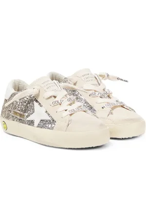 Golden Goose Super-Star glitter leather sneakers