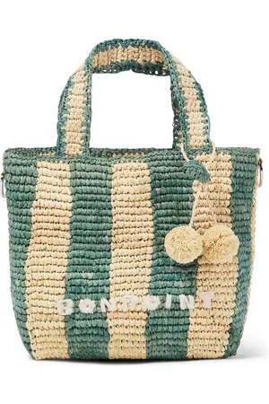 BONPOINT Cabas raffia tote bag