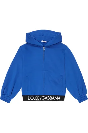 Dolce & Gabbana Logo cotton jersey zip-up hoodie