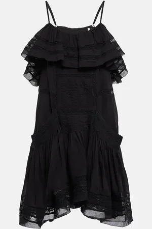 Marant Etoile Moly tiered cotton minidress