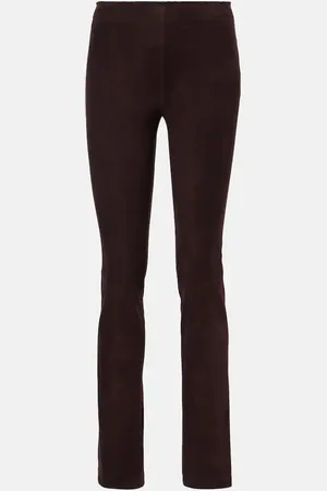 Stouls JP Long suede flared pants