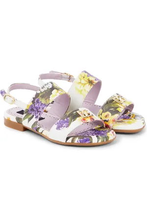 Dolce & Gabbana Floral leather sandals
