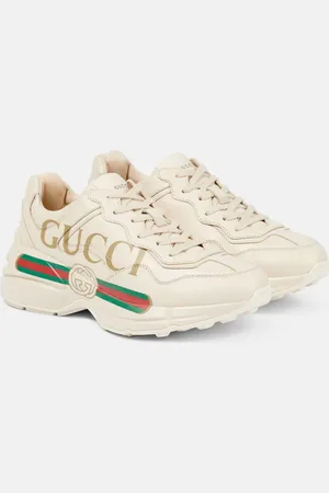 Gucci Rhyton leather sneakers