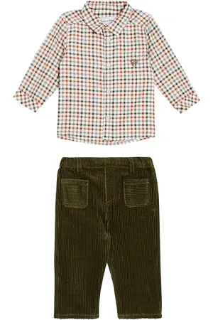 Tartine Et Chocolat Baby cotton jersey shirt and pants set