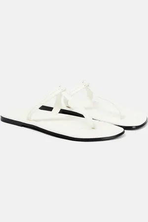 Totême T-strap leather sandals