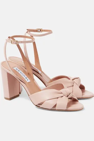 Aquazzura Nina 85 leather sandals