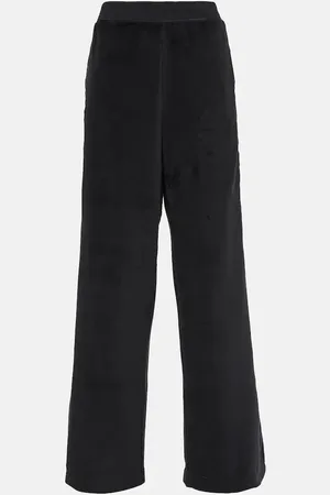 Ralph Lauren Wide-leg velvet jersey sweatpants