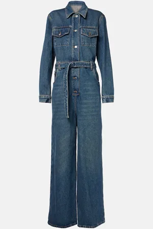 Prada Belted denim jumpsuit