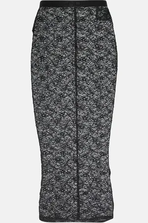 Alessandra Rich Lace pencil skirt