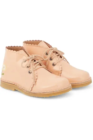Petit Nord Floral leather boots