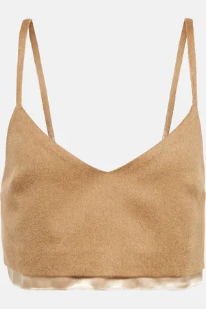 Miu Miu Camel hair camisole