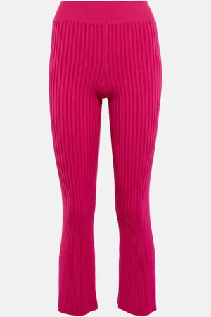 LIVE THE PROCESS Atlas ribbed-knit cropped pants