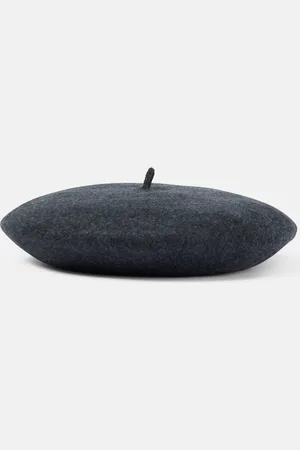 Brunello Cucinelli Embellished wool knit beret