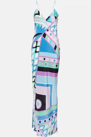 Puccini Vivara silk maxi dress